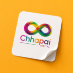 chhapai Digital printing solution square sticker for business use