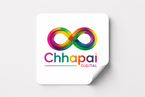 chhapai Digital printing solution square sticker for business use