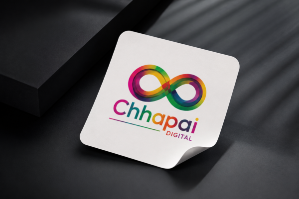 chhapai Digital printing solution square sticker for business use