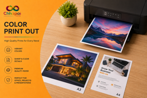 chhapai digital color printouts a3 a4 paper