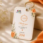 room key holder for wedding printing service