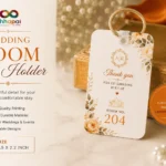 room key holder for wedding printing service