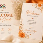 Custom Wedding Welcome Note Cards | Premium Wedding Stationery