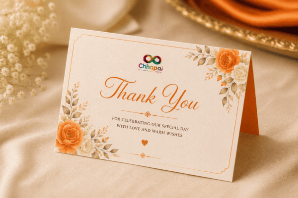 Custom Wedding Thank You Cards