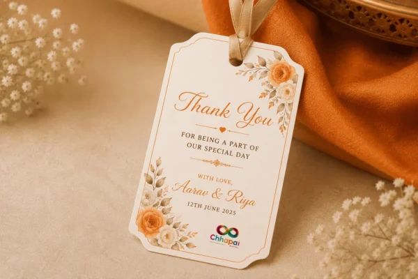 Wedding Room Hamper Tags