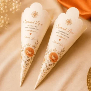 Personalized Wedding Cones