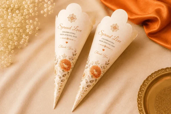 Personalized Wedding Cones
