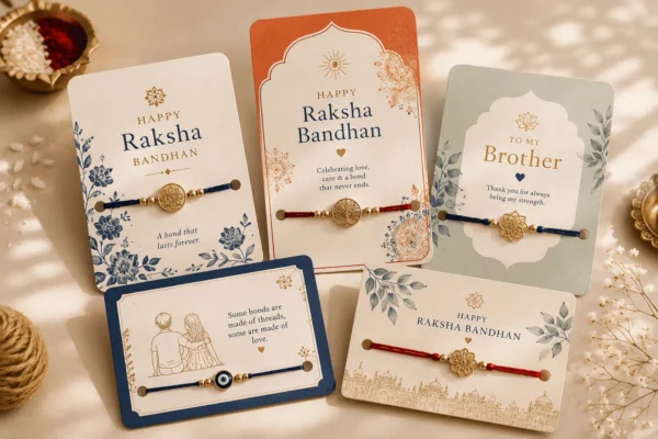 Custom Rakhi Packing Cards
