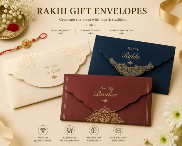 Custom Rakhi Gift Envelopes