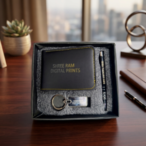 Corporate printed gift set with name