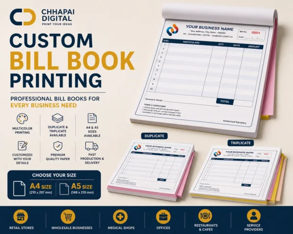 chhapai digital bill book custom