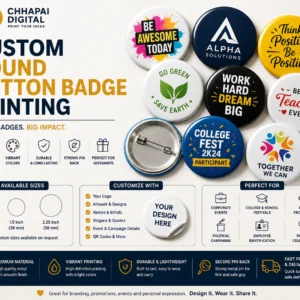chhapai digitals custom round badge